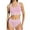 Pink-01, variant on DISKEBUISS Women's Bikini Summer Strap Sporty Bathing Suit High Cut Swimsuit for Beach Outings