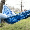 thumbnail image 6 of Equip® Craft-Dyed™ Recycled Polyester Travel Hammock, 1 Person Navy Blue, Size 108" L x 56" W, 6 of 10