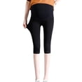 thumbnail image 1 of Soporte para el vientre de alta elasticidad, forma de mujer embarazada transpirable y sin costuras, adecuado para el verano,negro,L, 1 of 6