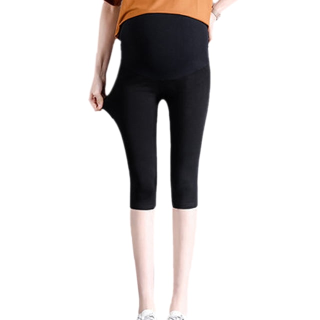 Soporte para el vientre de alta elasticidad, forma de mujer embarazada transpirable y sin costuras, adecuado para el verano,negro,L