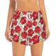 thumbnail image 2 of Balery Rose Flowers Pantalones cortos deportivos para mujer con forro y dos bolsillos, elásticos, para entrenamiento, gimnasio, yoga-XX-Large, 2 of 7
