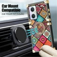 thumbnail image 3 of nancheng for OnePlus Nord N20 5G (EB2103) Case with Ring Stand Retro Mandala Flower Shockproof Protection Phone Cover, 3 of 8