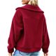 thumbnail image 4 of Puntoco Moda Mujer Manga Larga Patchwork Solapa Cardigan Abrigo Chaqueta Top Liquidación Puntoco Puntoco-4788, 4 of 5