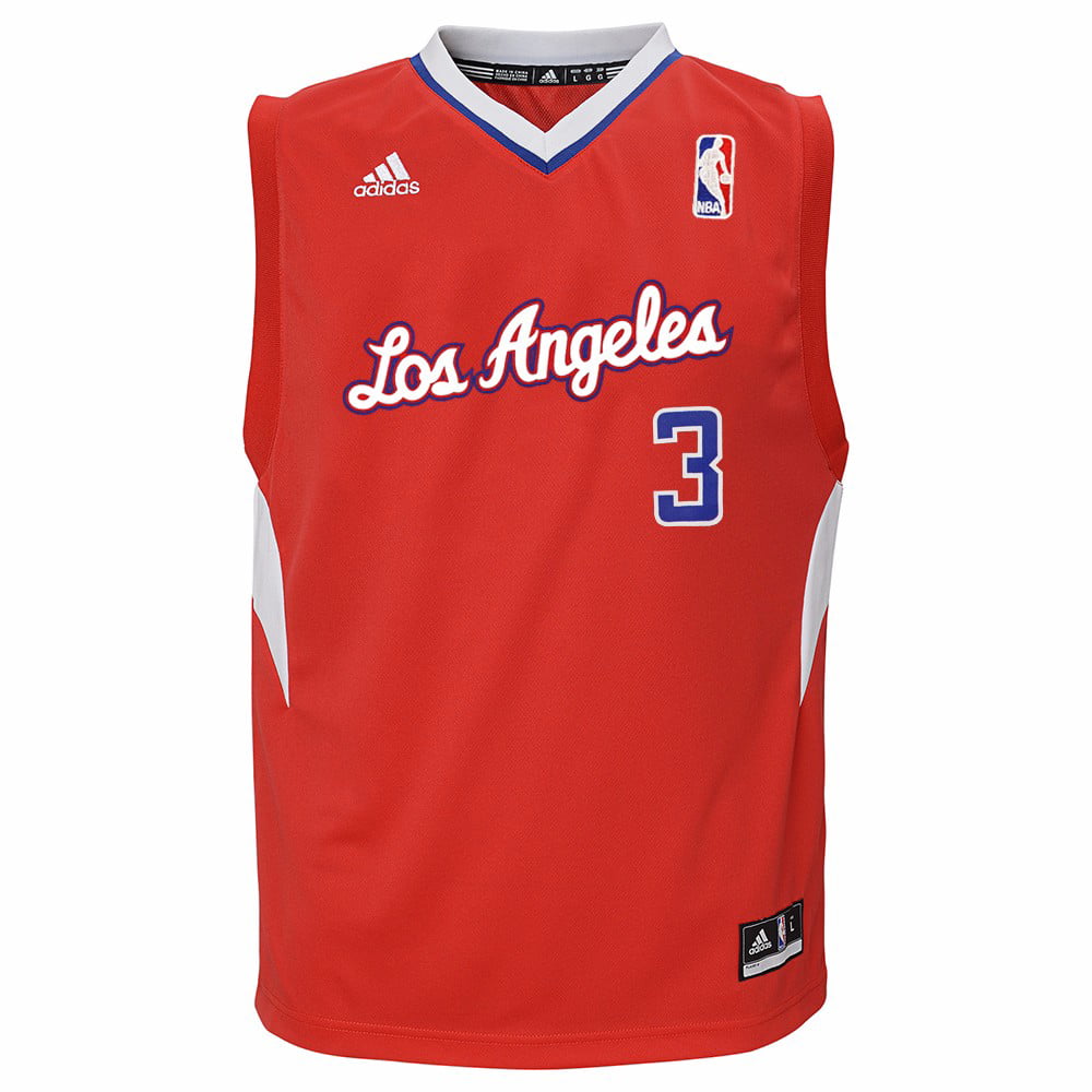Adidas NBA Los Angeles Clippers #3 Chris Paul Basketball Jersey Boy Youth  XLarge