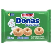 Bimbo Donas Sugared Donuts Twin Pack, 6 Count, 11.10 oz Bag