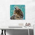 thumbnail image 2 of ARTCANVAS Domestic Cat Breed Canvas Art Print - Size: 18" x 18" (1.50" Deep), 2 of 9
