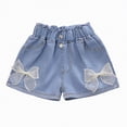 thumbnail image 4 of UAYOTSE Shorts for Girls Summer Elastic Casual High Waisted Loose Shorts,Sizes 7-8 Years, 4 of 9