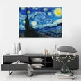 thumbnail image 1 of La Noche Estrellada Van Gogh En Lienzo Canvas 50x70, 1 of 4