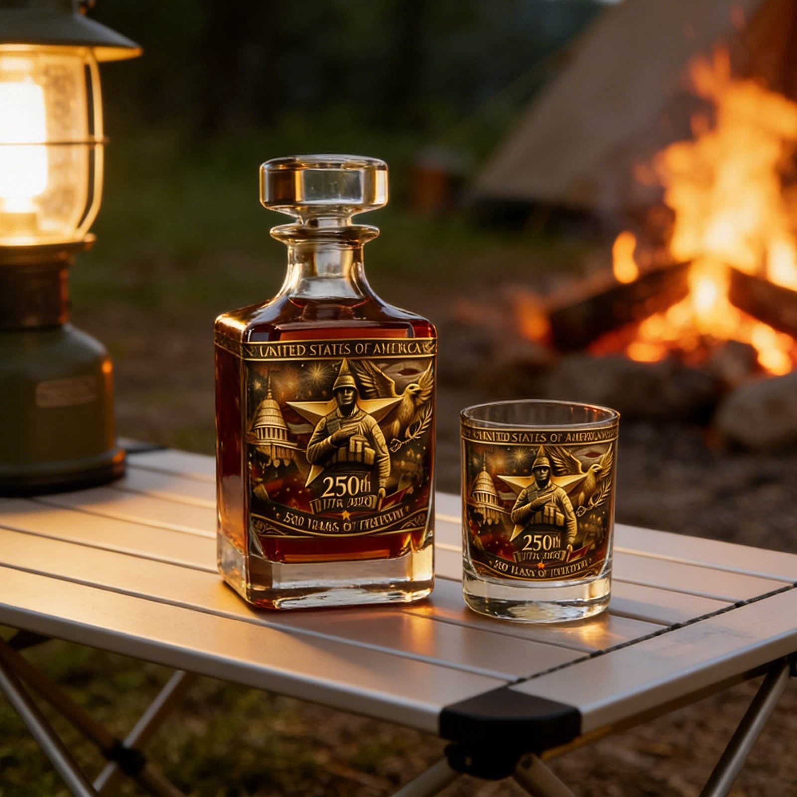 USA 250th Anniversary Bottle America 250th Anniversary Bottle Glass , Father's Day For Liquor Or Cup, We The People 250 Anniversarys Decanter For Scotch Bourbon