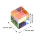 thumbnail image 4 of Scienceny Cubo óptico de cristal, luz brillante hexaédrica, cubos de seis lados, juguete, modelo educativo, adornos de fotografía de oficina Artesanía, 4 of 6
