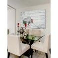 thumbnail image 4 of Parvez Taj Snow Buffalo White Wood Wall Art, 4 of 7