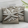 thumbnail image 2 of Wuche Tan Starfish Pillow Covers 18X18 Inch Coastal Beachy Nautical Throw Pillow Home Decor for Bedroom Living Room Sofa Linen Decorative Pillowscase Square  Set of 2  Multiple specifications, 2 of 6