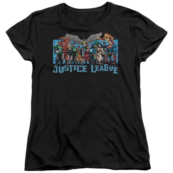 Jla - League Lineup - Women's Short Sleeve Shirt - Medium