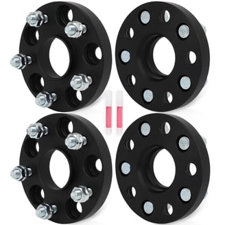 CCIYU replacement parts compatible with (4 1.25 inch 6x5.5 to 6x5.5 Wheel Spacers Adapters 32mm 12x1.5 Studs Fits for Toyota Tacoma for Mitsubishi Montero Sport for Lexus for Kia for Isuzu