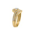 thumbnail image 2 of 1.50ct tw Diamond Bridal Set in 10k Yellow Gold, 2 of 2