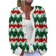 thumbnail image 2 of Cárdigan de mujer, cárdigan de manga larga, ahuecado, color sólido, chaqueta informal, parte superior de poliéster para mujer, 2 of 4