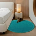 thumbnail image 3 of Bohemia Pattern Round Area&nbsp;Rug 4ft Green Gradient Abstract Classic Non-Slip&nbsp;Washable Circle Rugs Soft Felt Indoor Floor Mat for Bedroom Kitchen Living Room Bathroom, 3 of 9