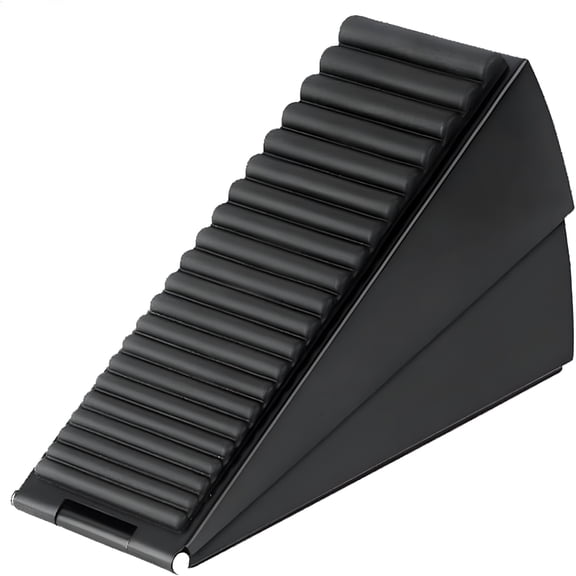 LAMIRO Strongest Large Door Stopper,Heavy Duty Door Stop Wedge Tall Door Stoppers for Bottom of Door,High Adjustable Spring Loaded Stainless Steel Rubber Door Stop Suits Any Heavy Door