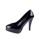 thumbnail image 1 of Zapatos de tacón alto para mujer, zapatos de tacón alto de charol clásico a la moda para mujer, zapatos de boda de tacón de aguja con cabeza redonda de color nude, talla grande 34-4241 Gao Jinjia LED, 1 of 2