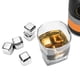 thumbnail image 3 of Juego de 6 cubitos de hielo de acero inoxidable reutilizables para enfriar whisky, vino y rocas, 3 of 8