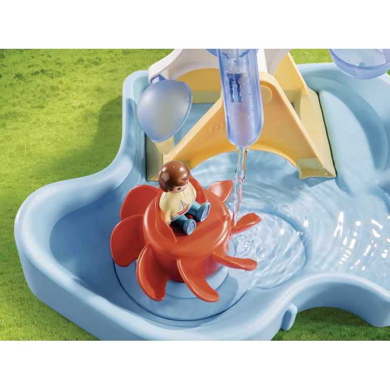 PLAYMOBIL Water Wheel Carousel Action Figure Set, 8 Pieces, 70269