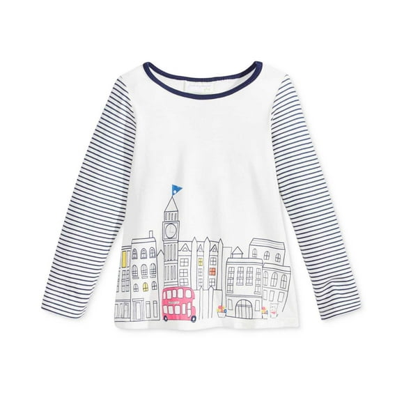 First Impressions T-Shirt à Manches Longues pour Bébé Fille, Blanc Ange, 6-9 Mois