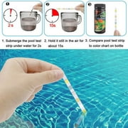 7 in 1 PH Test Fish Tank Water Tropical Aquarium Pond Water Test Strips Kit NEW