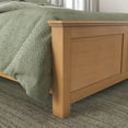 thumbnail image 4 of Homestyles Oak Park 82.5" Traditional Wood King Panel Bed in Brown, 4 of 8