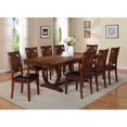 thumbnail image 2 of Classic Rectangular Dining Table Dark Brown, 2 of 3