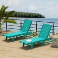 thumbnail image 4 of Paradise Chaises Longues Adirondack en Plastique pour Extérieur (Ensemble de 2), 4 of 9