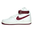 thumbnail image 4 of Mens Nike Air Force 1 Hi Retro QS Summit White Team Red 743546-106, 4 of 6