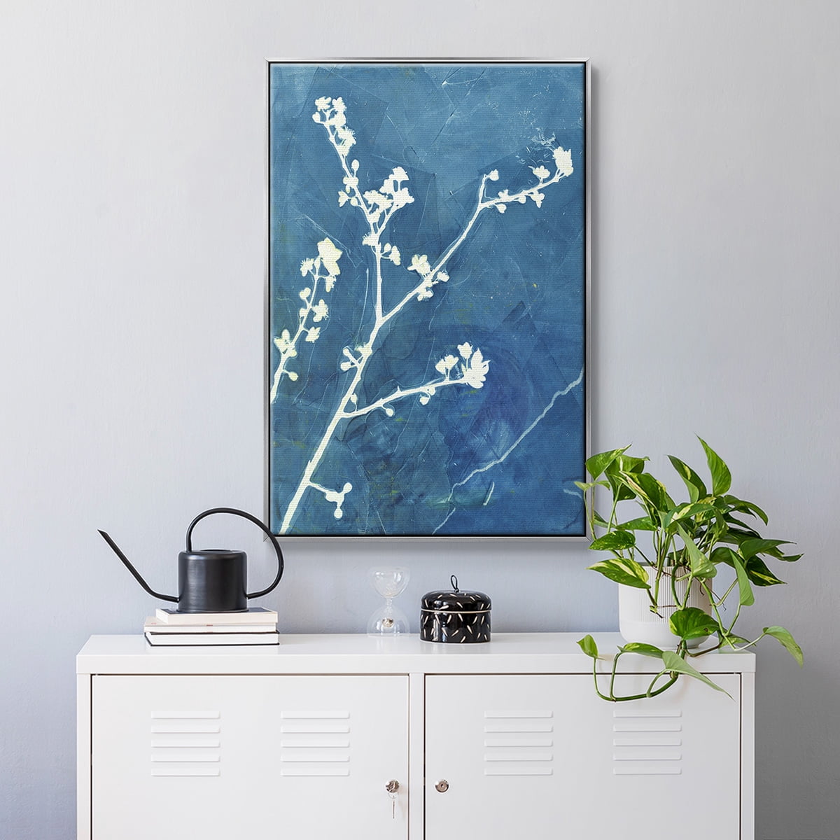 Believe Framed Premium Gallery Wrapped Canvas - Ready to Hang - 27 x 41 - Silver Floating Frame