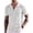 White, variant on Men's Knit Shirts Short Sleeve Button Up Polo Shirt Fashion Casual Summer Beach Shirts