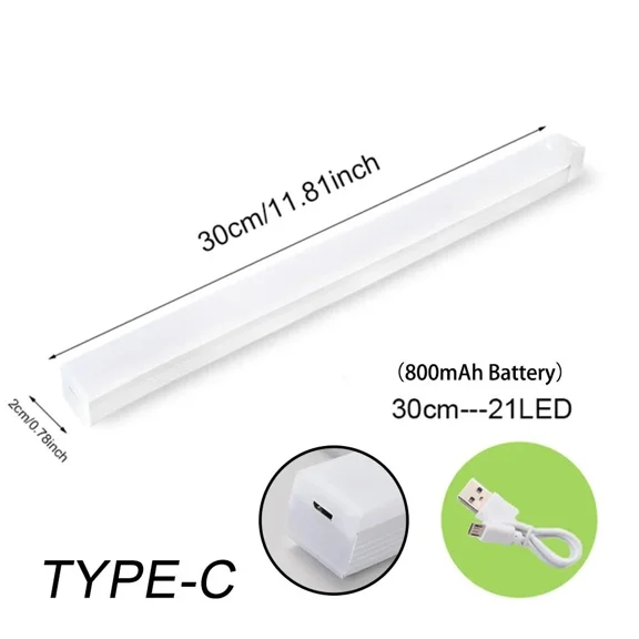 Motion Sensor Light Wireless Led Night Light Type C Rechargeable Kitchen