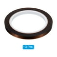 thumbnail image 3 of Uxcell 2/5" x 72 Yards Whiteboard Tape 3 Pack Thin Dry Erase Tape Brown, 3 of 6