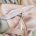 thumbnail image 6 of sunsanly Women High Waist Midi Skirt Smooth Satin A-Line Fishtail Skirt Hip Wrapped Solid Color Large Hem Skirt Workwear, 6 of 7