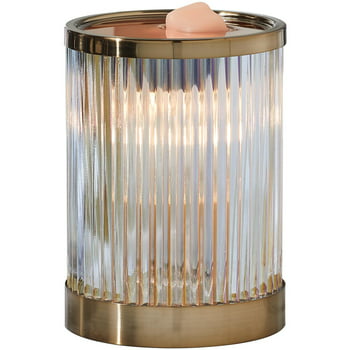 Better Homes & Gardens Full Size Wax Warmer, Ribbed Glass