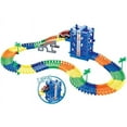 thumbnail image 5 of Mundo Toys Race Track Vehicle Playset with Lift Tower, Motorized Car & Bridge, 120+ Pcs, 5 of 8