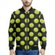 thumbnail image 4 of Chaquetas con gráficos de pelota de tenis de moda para hombre, chaqueta bomber deportiva para exteriores de manga larga para primavera y otoño, abrigos sencillos e informales holgados, 4 of 4