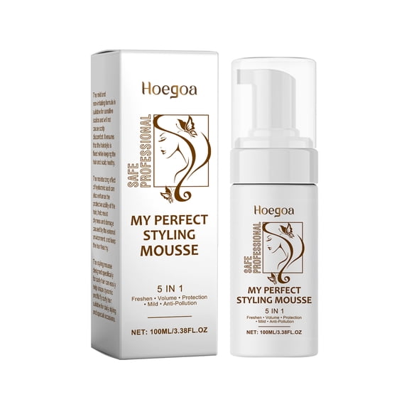 keshiMoon Styling Mousse, Long-Lasting Moisturizing, Does No Harm to the Scalp and Nourishes the Hair