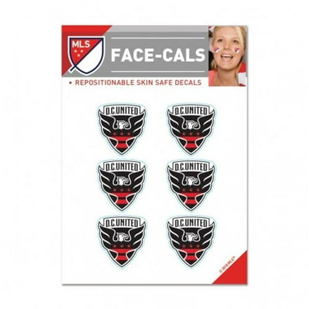 Wincraft 1493442624 MLS DC United Tattoo Face Cals