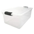 thumbnail image 3 of Homz Bac de Rangement et d'Organisation de 64 Qt avec Couvercles à Loquet, (Lot de 4), 3 of 8