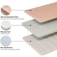 thumbnail image 2 of Memory Foam Bath Mat Non Slip Bathroom Rug, Beige Shower Floor Mat Super Absorb Machine Washable, Quick Dry Cozy Velvety Bath Rugs for Bathroom Toilet Bedroom (Beige, 50cm*80cm), 2 of 7