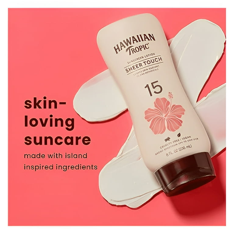 Hawaiian Tropic Sheer Touch Lotion Sunscreen Ultra Radiance