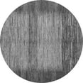 thumbnail image 1 of Ahgly Company Indoor Round Abstract Gray Modern Area Rugs, 7' Round, 1 of 4