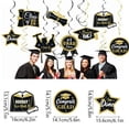 thumbnail image 3 of Graduation Decorations 2026, Class of 2026 Hanging Swirls, Congrats Grad Hanging Swirls Decorations, Graduation Party Decorations includes Glitter Congrats Grad Banner Garland, 3 of 5