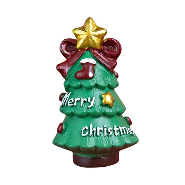 Estatua en miniatura Decoración Ornamento Cake Topper Figura Paisaje Figuras navideñas para exteriores, mesa, vacaciones, jardín de hadas, interior Árbol de 38x38x62 cm Gloria Figuras de estatua