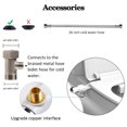 thumbnail image 4 of Bidet Toilet Seat New Lightweight Ultra-thin Non-Electric Double Nozzle Adjustable Water Pressure, 4 of 5