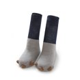 thumbnail image 2 of Girls Socks Autumn Winter Spring Dinosaur Dotted Rubber Stockings Floor Socks Grey 12-18 Months, 2 of 4
