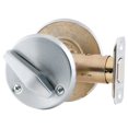 thumbnail image 2 of Schlage B581 626 Grade 2 Door Bolt Inside Turn x Blank Plate Adjustable 2-3/8 and 2-3/4 Backset Satin Chrome Finish, 2 of 2